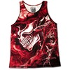 Unique Red Skull Rock'n'death Designer Vest Tattoo Singlet Unisex Fashion Tank Top Chaquetero Unique Red Skull Rock'n'death Designer Vest Tattoo Singlet Unisex Fashion Tank Top Chaquetero